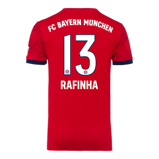 Bayern Munich 2018/19 Home 13 Rafinha Shirt Soccer Jersey - Click Image to Close