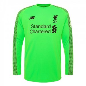 Liverpool 2018/19 Green Goalkeeper Long Sleeve Shirt Soccer Jersey