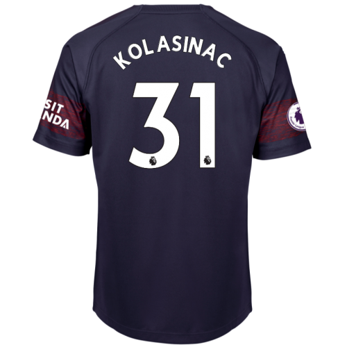 Arsenal 2018/19 Sead Kolasinac 31 Away Shirt Soccer Jersey