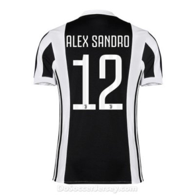 Juventus 2017/18 Home ALEX SANDRO #12 Shirt Soccer Jersey