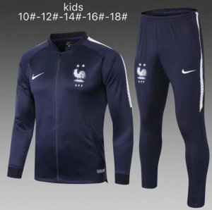Kids France 2018/19 Royal Blue Training Suit