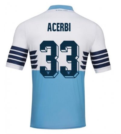 Lazio 2018/19 ACERBI 33 Home Shirt Soccer Jersey