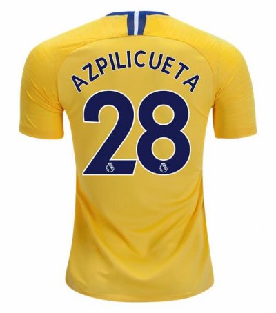 Chelsea 2018/19 Away Cesar Azpilicueta 28 Shirt Soccer Jersey