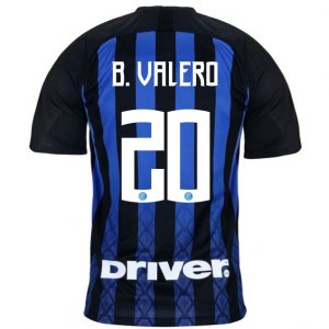 Inter Milan 2018/19 BORJA VALERO 20 Home Shirt Soccer Jersey