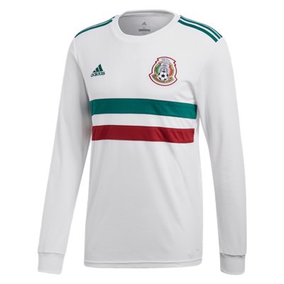 Mexico 2018 World Cup Away Long Sleeved Shirt Soccer Jersey