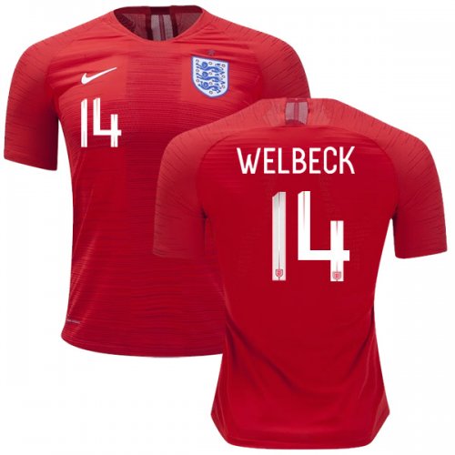 England 2018 FIFA World Cup DANNY WELBECK 14 Away Shirt Soccer Jersey