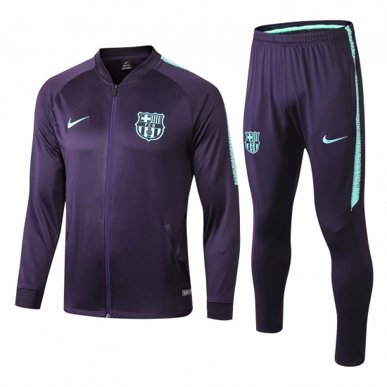 Barcelona 2018/19 Navy Training Suit (Jacket+Trouser) - Click Image to Close