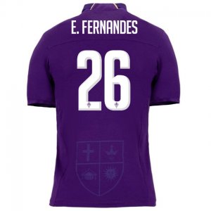 Fiorentina 2018/19 FERNANDES 26 Home Shirt Soccer Jersey