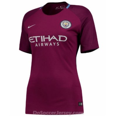 Manchester City 2017/18 Away Women's Shirt Soccer Jersey