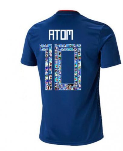 Men Japan 2018 World Cup Home Atom Shirt Soccer Jersey