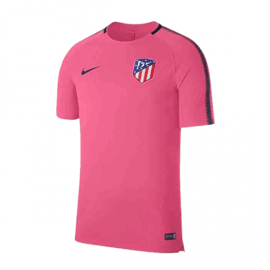 Atletico Madrid 2017/18 Pink Training Shirt - Click Image to Close