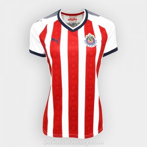 Chivas 2017/18 Home Women's Shirt Soccer Jersey