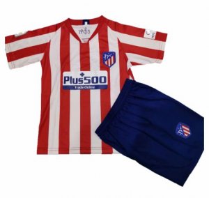 Atletico Madrid 2019/2020 Home Kids Soccer Jersey Kit Children Shirt + Shorts