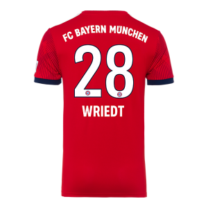 Bayern Munich 2018/19 Home 28 Wriedt Shirt Soccer Jersey