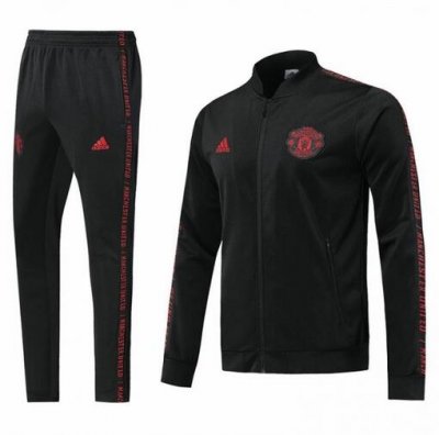 Manchester United 2019/2020 Black Training Suit (Jacket+Trouser)