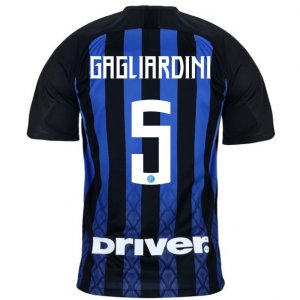 Inter Milan 2018/19 GAGLIARDINI 5 Home Shirt Soccer Jersey