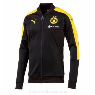Borussia Dortmund 2017/18 Black Track Jacket