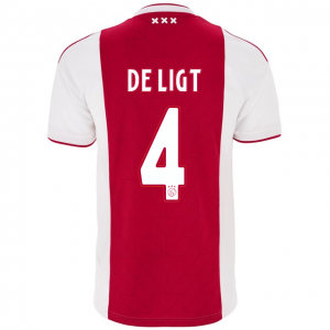 Ajax 2018/19 matthijs de ligt 4 Home Shirt Soccer Jersey