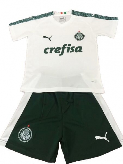 Kids Palmeiras 2019/2020 Away Soccer Jersey Kits (Shirt+Shorts) - Click Image to Close