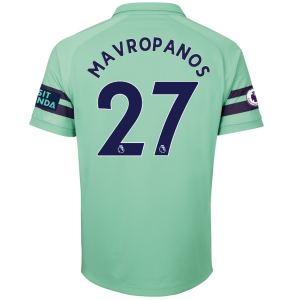 Arsenal 2018/19 Konstantinos Mavropanos 27 Third Shirt Soccer Jersey