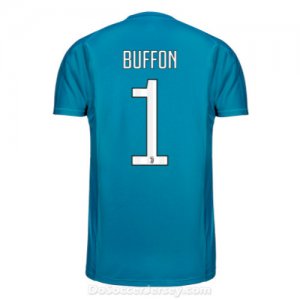 Juventus 2017/18 Home Goalkeeper BUFFON #1 Shirt Soccer Jersey