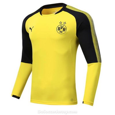Borussia Dortmund 2017/18 Yellow Round Neck Training Sweater