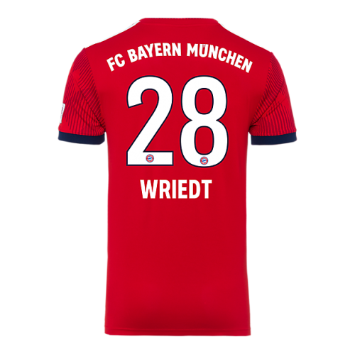 Bayern Munich 2018/19 Home 28 Wriedt Shirt Soccer Jersey