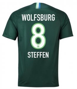 VfL Wolfsburg 2018/19 STEFFEN 8 Home Shirt Soccer Jersey
