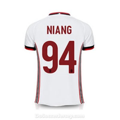 AC Milan 2017/18 Away Niang #94 Shirt Soccer Jersey