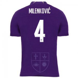 Fiorentina 2018/19 MILENKOVIC 4 Home Shirt Soccer Jersey