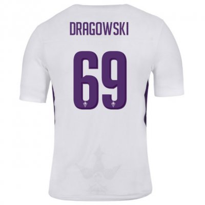 Fiorentina 2018/19 DRAGOWSKI 69 Away Shirt Soccer Jersey