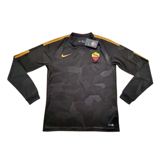 AS Roma 2017/18 Third Long Sleeved Shirt Soccer Jersey - Click Image to Close