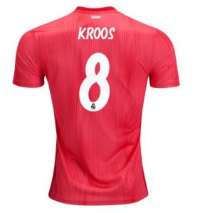 Toni Kroos Real Madrid 2018/19 Third Red Shirt Soccer Jersey