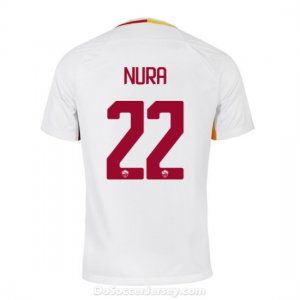 AS ROMA 2017/18 Away NURA #22 Shirt Soccer Jersey