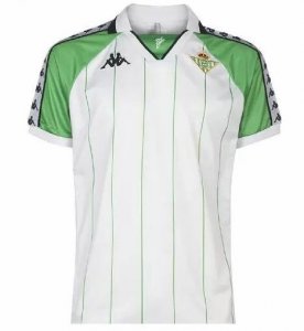 Real Betis 2018/19 White Retro Shirt Soccer Jersey