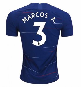 Chelsea 2018/19 Home Marcos Alonso Shirt Soccer Jersey