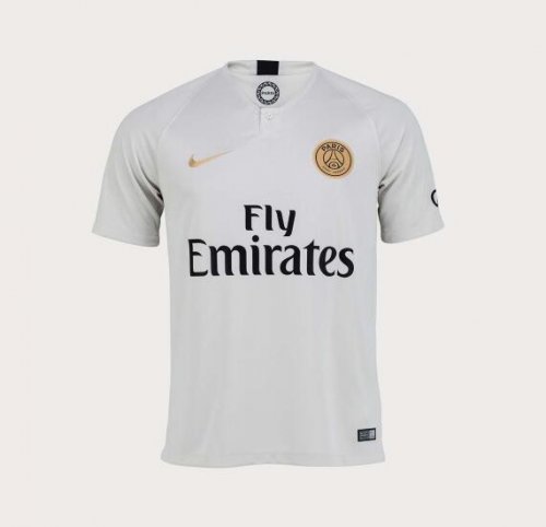 PSG 2018/19 Away White Shirt Soccer Jersey