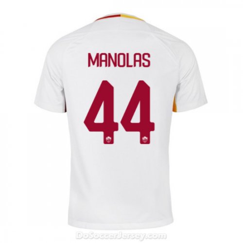 AS ROMA 2017/18 Away MANOLAS #44 Shirt Soccer Jersey