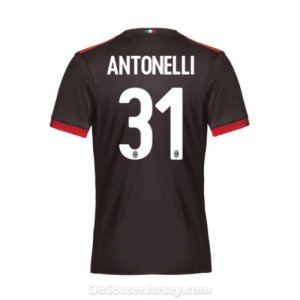 AC Milan 2017/18 Third Antonelli #31 Shirt Soccer Jersey
