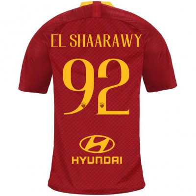 AS Roma 2018/19 EL SHAARAWY 92 Home Shirt Soccer Jersey