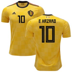 Belgium 2018 World Cup Away EDEN HAZARD 10 Shirt Soccer Jersey