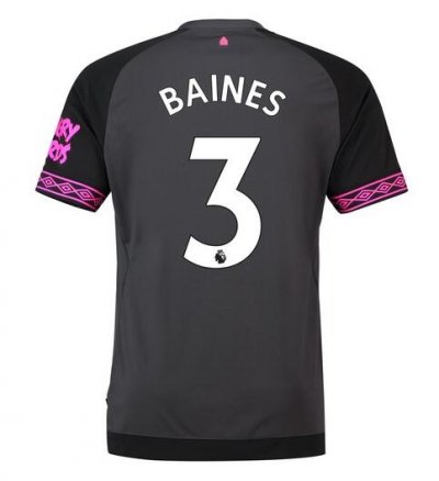 Everton 2018/19 Baines 3 Away Shirt Soccer Jersey