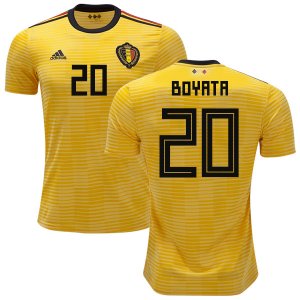 Belgium 2018 World Cup Away DEDRYCK BOYATA 20 Shirt Soccer Jersey
