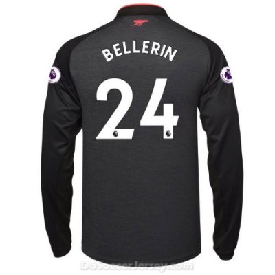 Arsenal 2017/18 Third BELLERIN #24 Long Sleeved Shirt Soccer Jersey