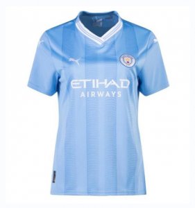 Women 2023/24 Manchester City Home Soccer Jersey