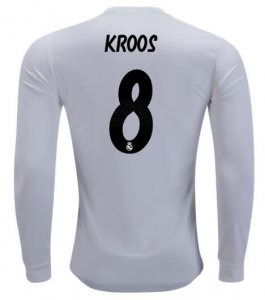 Toni Kroos Real Madrid 2018/19 Home Long Sleeve Shirt Soccer Jersey