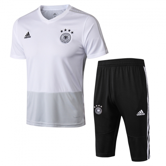 Germany FIFA World Cup 2018 White Short Training Suit - Click Image to Close