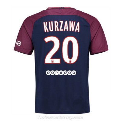 PSG 2017/18 Home Kurzawa #20 Shirt Soccer Jersey