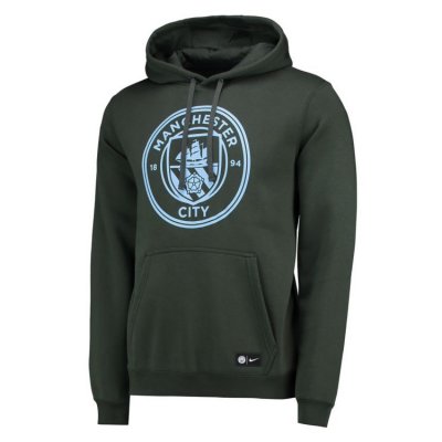 Manchester City 2017/18 Green Core Hoodie