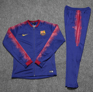 Barcelona 2018/19 Blue Training Suit (Jacket+Trouser)